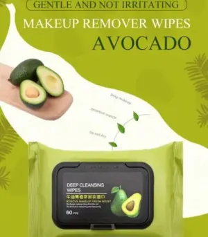 Avocado Makeup Remover Wipes all skin types (25 Pcs)(pack of 2)