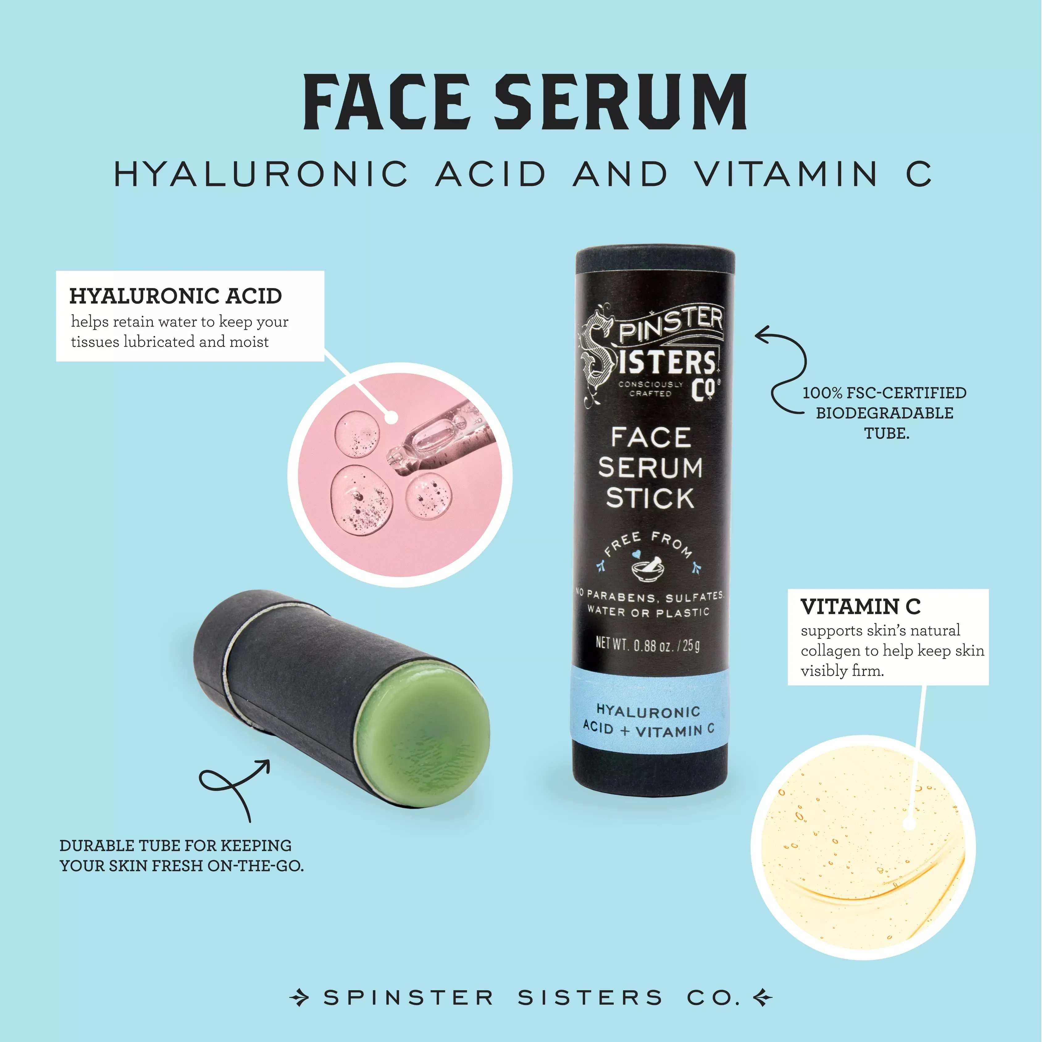 Best Hyaluronic Acid & Vitamin C Face Serum Stick