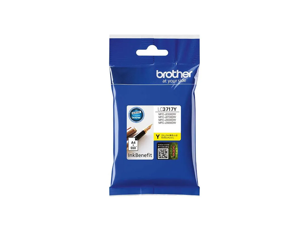 Brother LC3717 Yellow Ink Cartridge (LC3717Y)