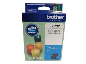 Brother LC673C Cyan Ink Cartridge (LC-673C)