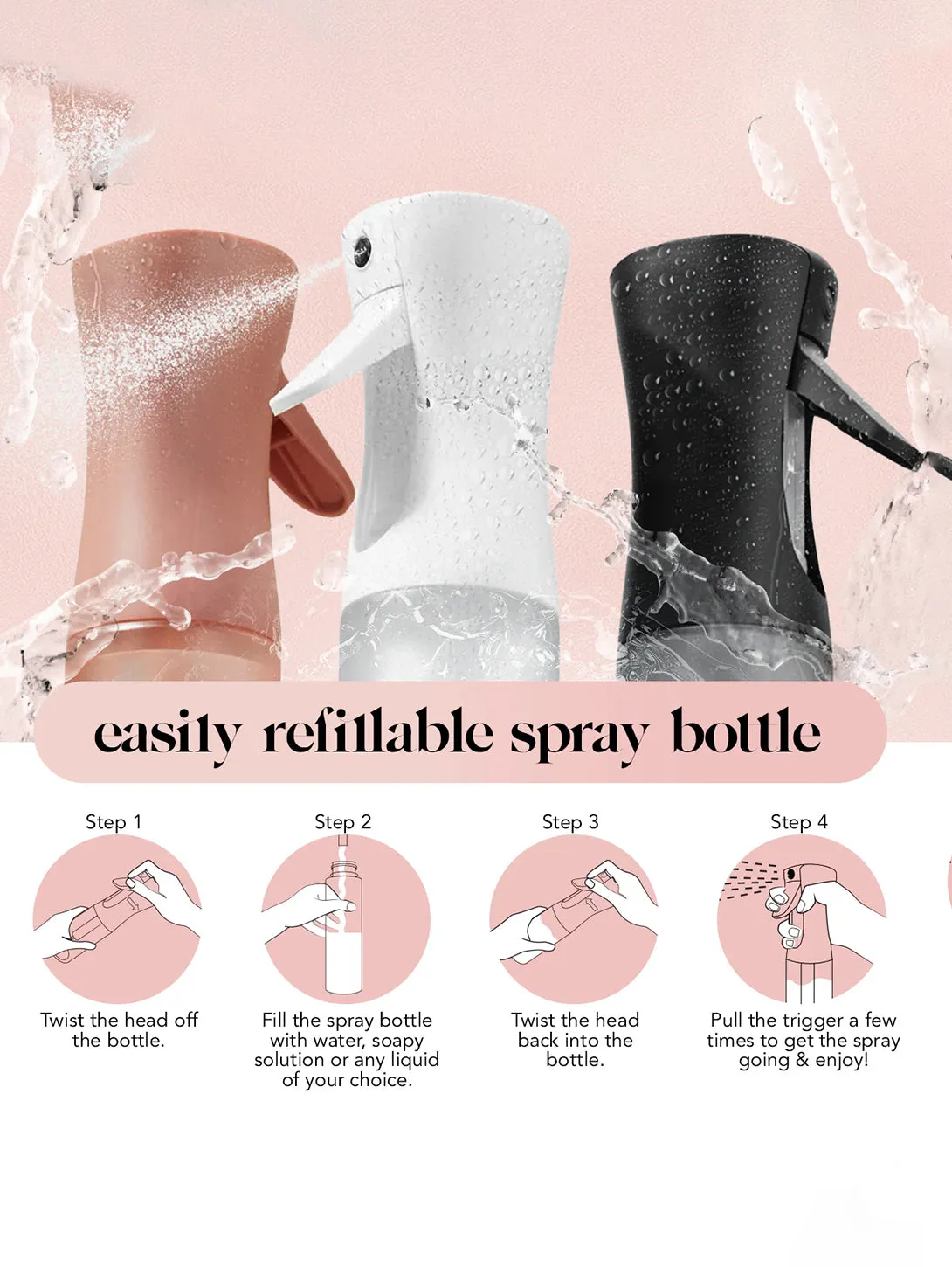 Continuous Spray Bottle - Terracotta