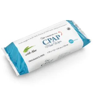 CPAP Wipes (Fragrance Free - Aloe) - 80/pack