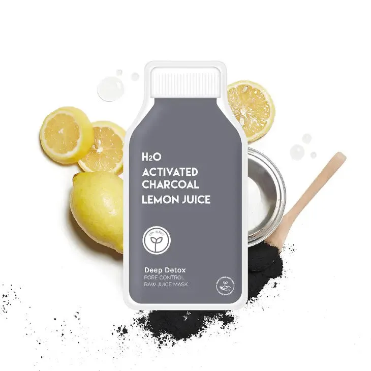 H2O CHARCOAL LEMON JUICE MASK