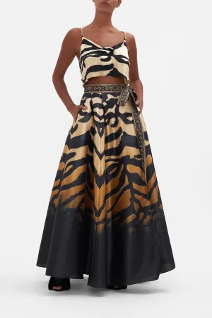 MAXI WRAP SKIRT TAME MY TIGER