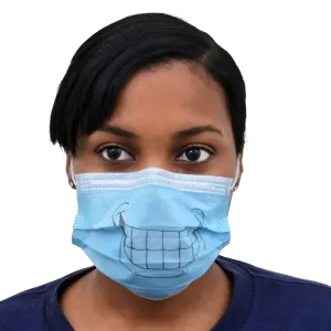 Pack of 5 Paper Dust Masks with a Smile by Proguard