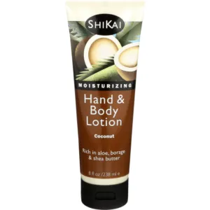 Shikai - Lotion, Hand & Body Coconut, 8 Oz - Pack of 3