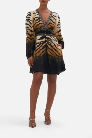 Tame My Tiger Drop Sleeve Dress